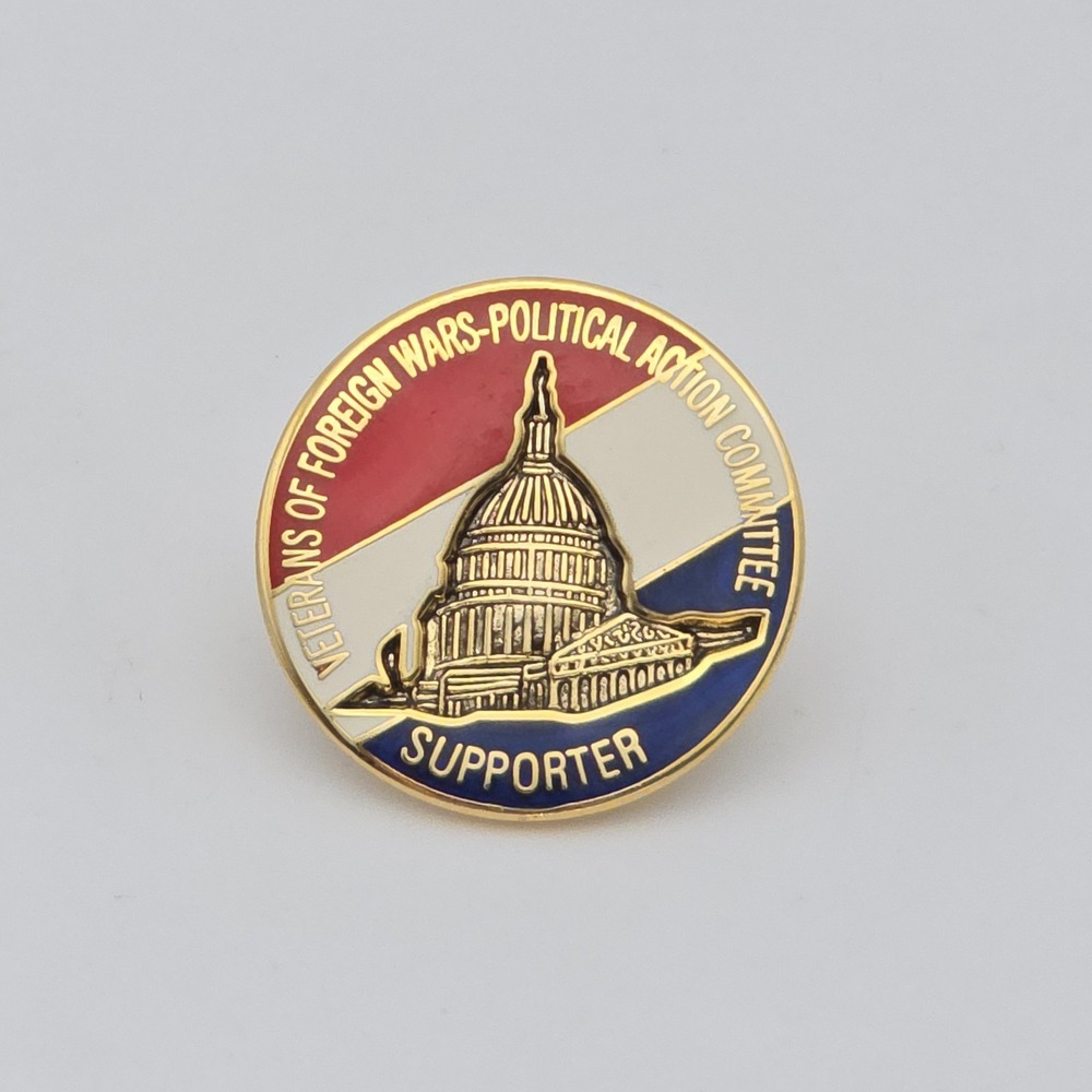 Vtg‎ Veterans of Foreign Wars (VFW) Pin Brooch Political Action Committee (PAC)
